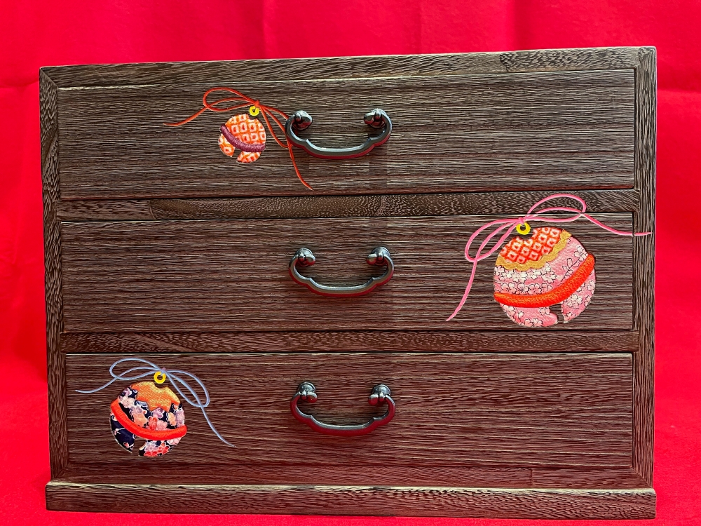 【箱長】A4サイズ三ッ引き出し