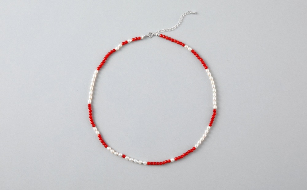 パールと珊瑚のネックレス: 台東区ANAのふるさと納税｜ANAのマイルが