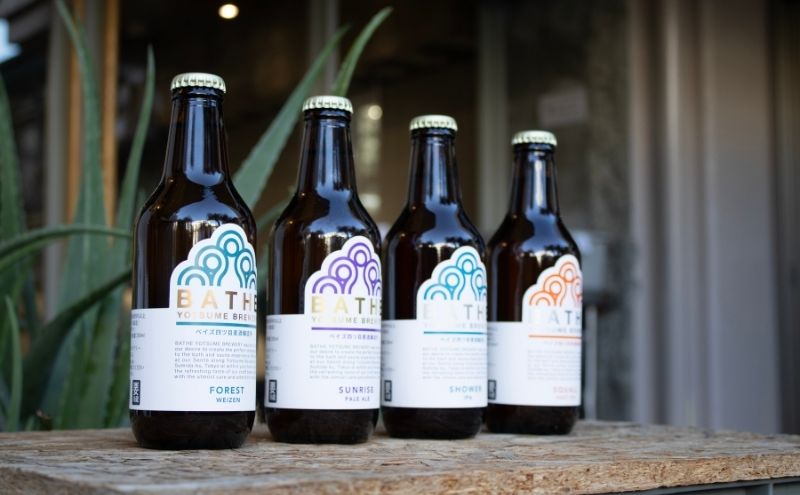 BATHE YOTSUME BREWERY クラフトビール 贅沢4種飲み比べ 6本セット ビール ギフト 詰め合わせ 飲み比べ ギフト 墨田区 東京都