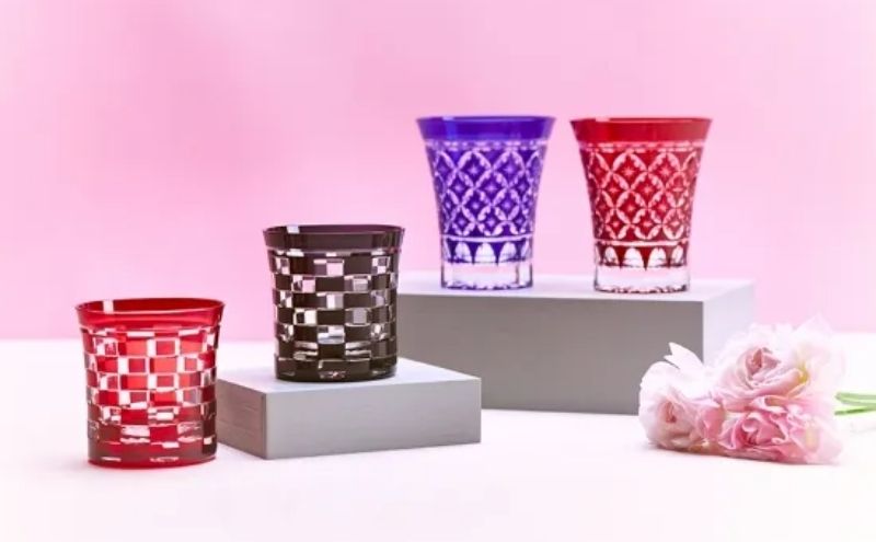 すみだモダン 江戸切子 六角篭目 黒色 粋と技シリーズ ヒロタグラスクラフト 桐箱入り 切子 グラス 切子グラス 江戸 コップ ロックグラス 水割りグラス 民芸品 工芸品 伝統工芸品 ギフト 贈り物 プレゼント 東京 東京都 墨田区