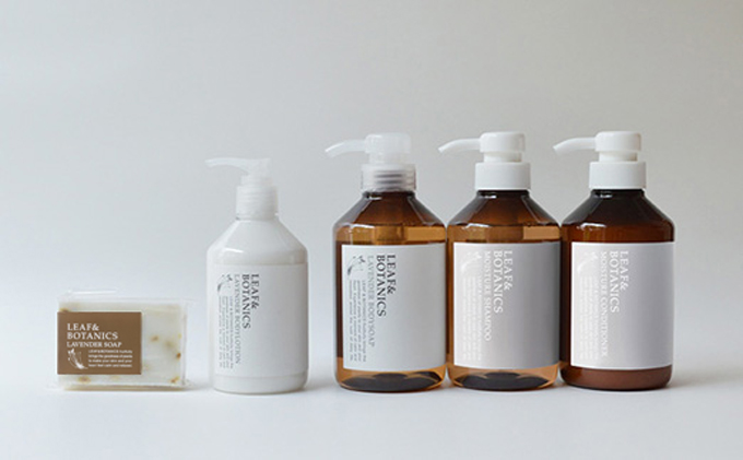 石鹸 LEAF＆BOTANICS B セット 5種 松山油脂 美容 固形石鹸 液体