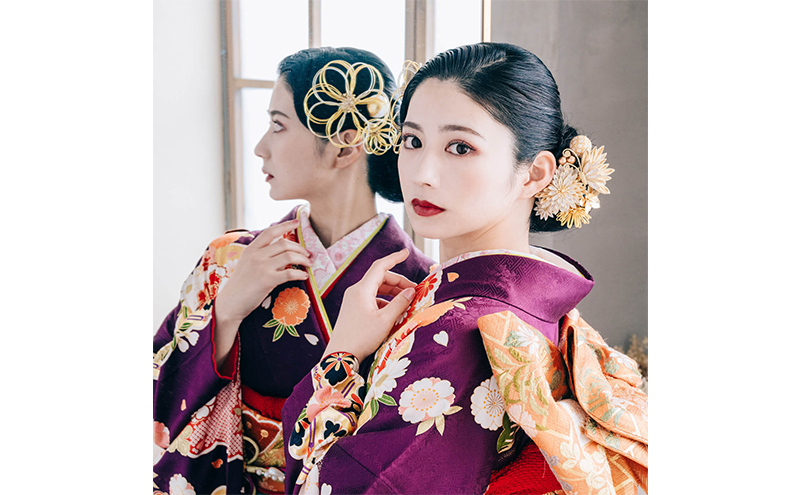 Arenca 麗華爛漫 No.8389 髪飾り かんざし 花 和装 着物 造花飾り ヘアアクセサリー フラワー 卒業式 卒園式 入園式 入学式 成人式 結婚式 東京 墨田区【銀】