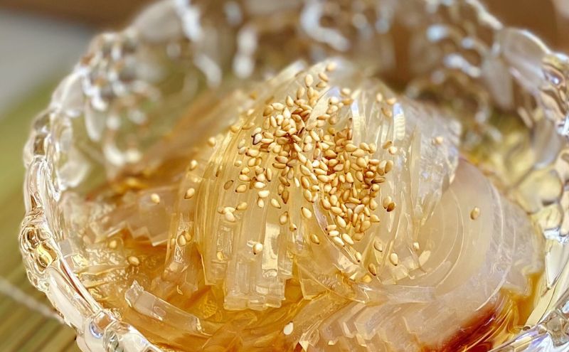 樋川商店 伊豆七島産天草使用 ところてん (三杯酢) 6ヶ入 心太 タレ付き 国産 ヘルシー 大田区 東京