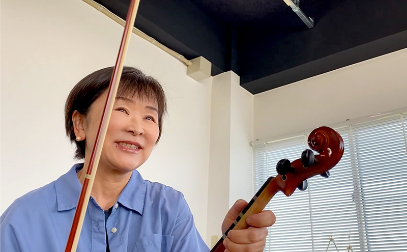 弦楽器体験2名（動画&写真撮影付き） ヴァイオリン バイオリン チェロ 弦楽器 体験 初心者 レッスン