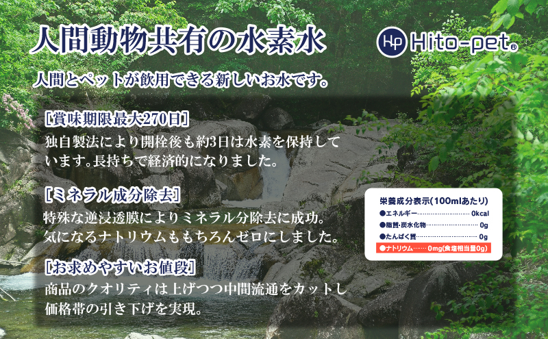 スイソDo！Jr. ジュニアサイズ 140ml×30本 高濃度水素水 ペット用水素水 保存水 非常持ち出し用アルミ容器 ペットウォーター 人間ペット共用 雪解け水 清涼飲料水