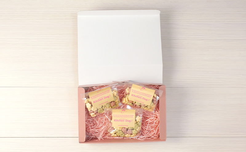 【3ヵ月定期便】ohana オハナ　45g×3パック  犬 おやつ ドッグフード クッキー ビスケット 手作り