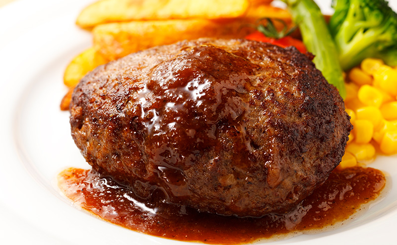 ハンバーグ ミート矢澤フレッシュハンバーグ 6食セット 黒毛和牛 肉汁 和風醤油 オリジナルソース 専門店 赤身肉 サーロイン シャトーブリアン 濃厚 上質 肉々しい ジューシー 大田区 東京都