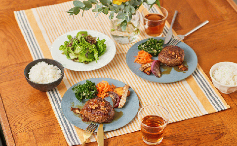 [KINTAN]250g！牛タン入り“ジャンボ”ハンバーグ 10個入り