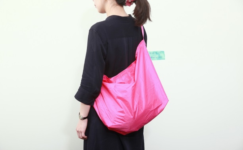 ショルダーエコバッグ 渋谷区公認スーベニアSHIBUKURO（ピンク） ピンク