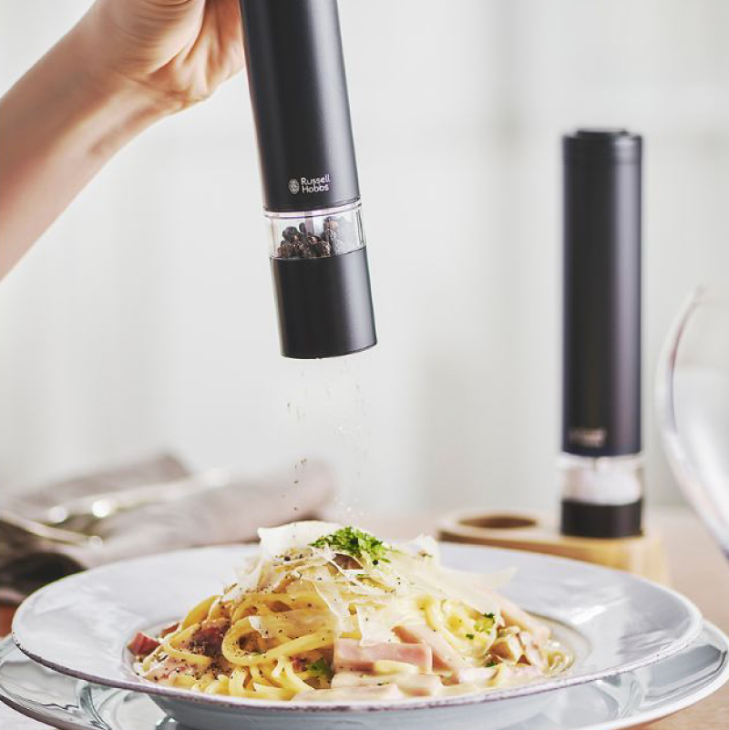 〈Russell Hobbs〉 電動ミル　ソルト&ペッパー　ミニ　ブラック  【223002】
