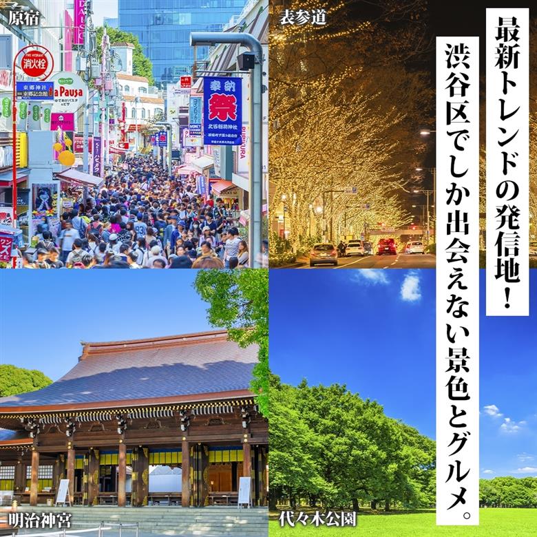 渋谷区 後から選べる旅行Webカタログで使える！ 旅行クーポン（90,000円分）【159002】