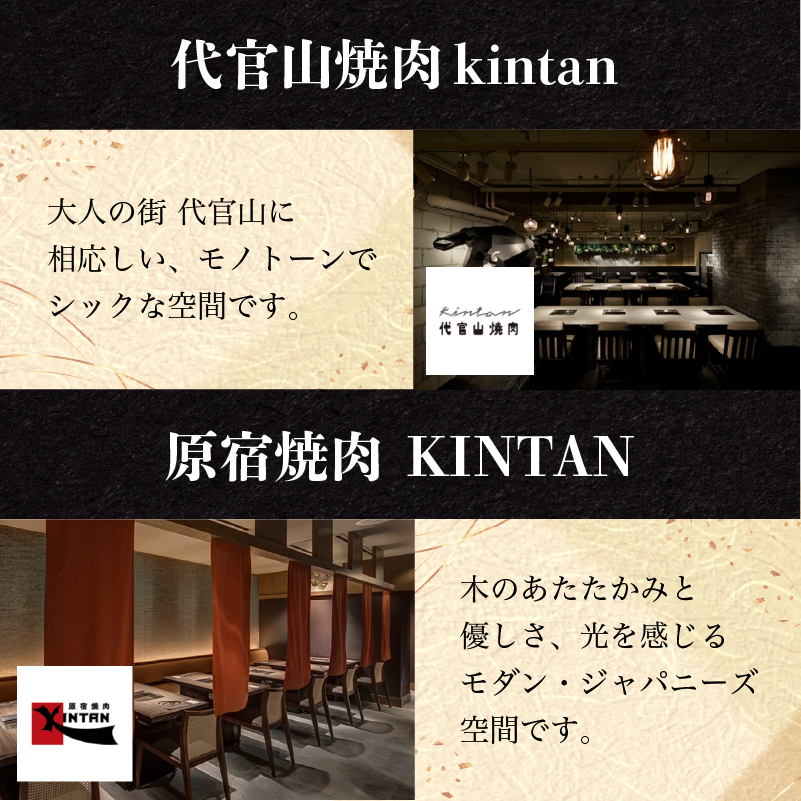 〈ドリンク1杯付き〉渋谷区ふるさと納税限定 KINTANランチ とろろ牛タンと牛カルビ焼肉セットお食事券　(ランチタイム限定)