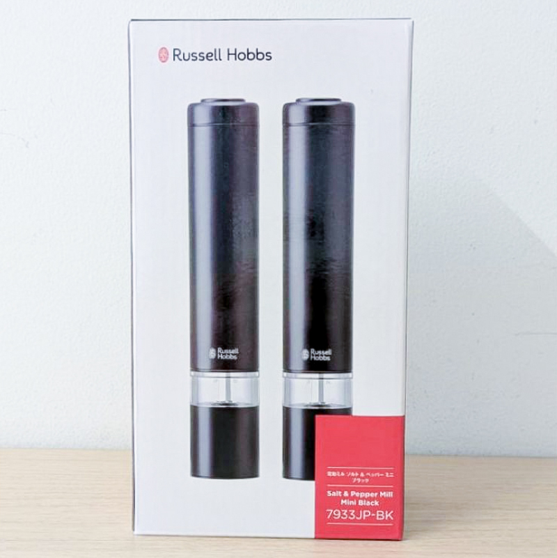 〈Russell Hobbs〉 電動ミル　ソルト&ペッパー　ミニ　ブラック  【223002】
