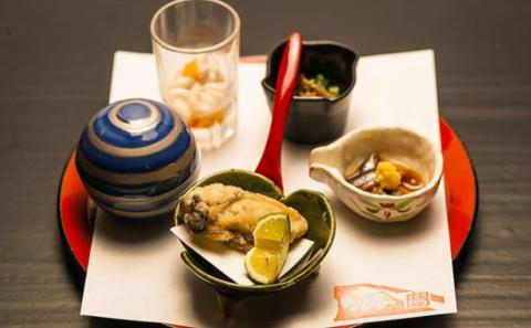 【初代割烹 高橋】≪昼夜共通≫鯉城コース　3名様分（ぐるなびセレクション）