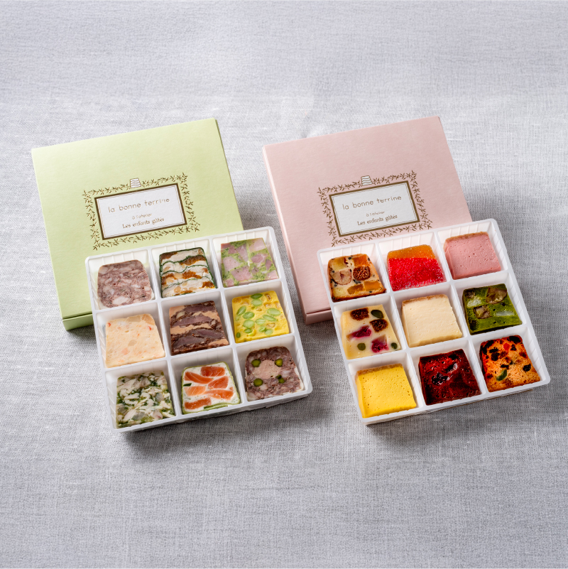 ラボンヌテリーヌ プティ・テリーヌコレクション2セット組（オードブル、スウィーツ）