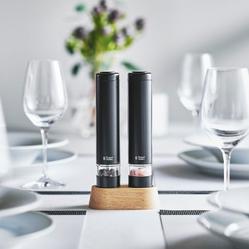 〈Russell Hobbs〉 電動ミル　ソルト&ペッパー　ミニ　ブラック  【223002】