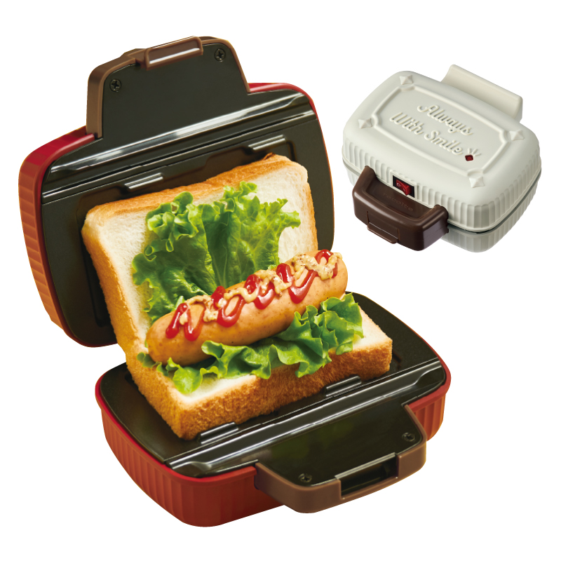 <レコルト>プレスサンドメーカーミニ　ホワイト RPS-3(W) 【223007】