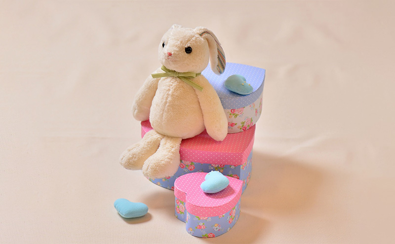 うさぎの「あみちゃん」  ぬいぐるみ うさぎ オーガニックコットン ファーストトイ ベビー キッズ 誕生日 プレゼント おもちゃ 出産祝い ギフト 豊島区 東京都