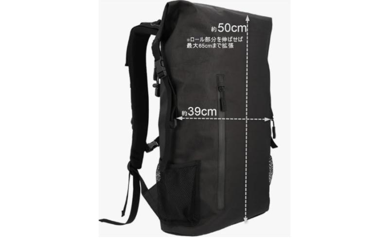 PEAKHUNT バックパック（X-PAC） 30L 軽量 四角型 メンズ レディース ハイキング トレッキング ブラック 黒 旅行ピークハント