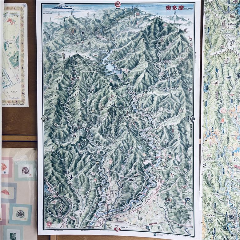 奥多摩散策絵図