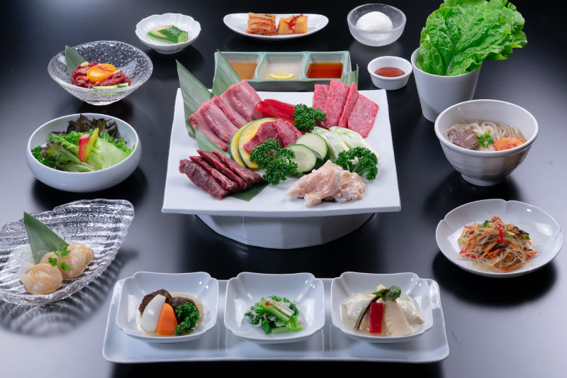 モランボン本店　お食事券　厳撰焼肉コース「極」2名様分 焼肉コース「極」2名様分