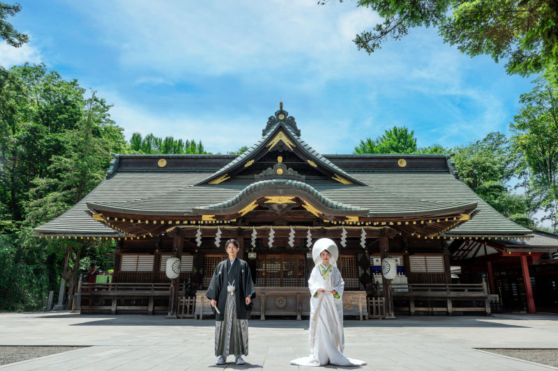 大國魂神社【和装１点】ウエディング　ロケーション撮影プラン