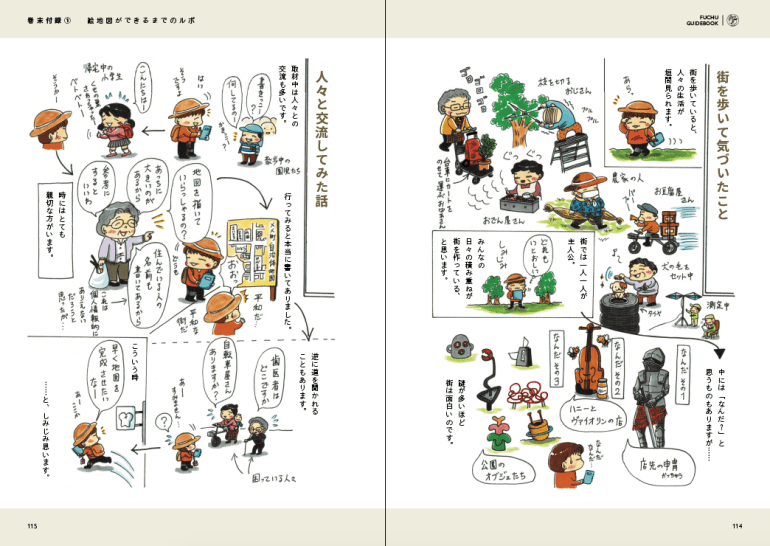 府中まちあるきイラストガイド [№5881-0413]