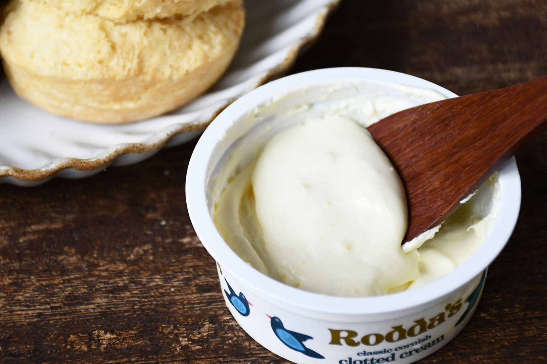 【スコーンとクロテッドクリーム】葉々屋ティータイムセット