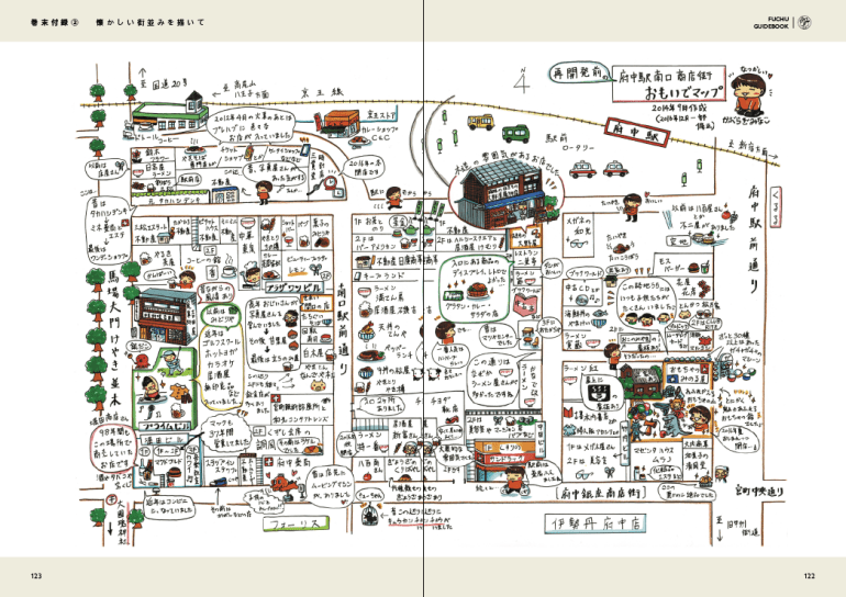 府中まちあるきイラストガイド [№5881-0413]