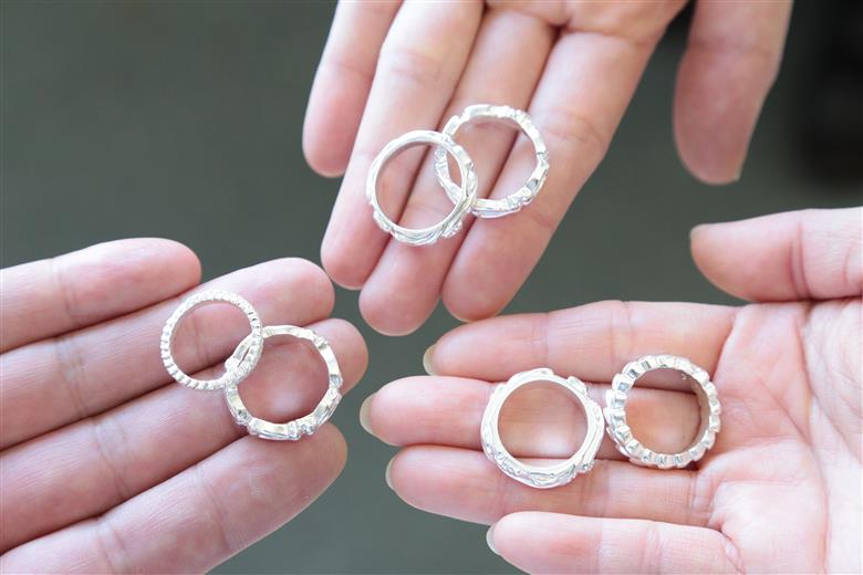 アートクレイシルバーペア体験チケット [№5881-0280]