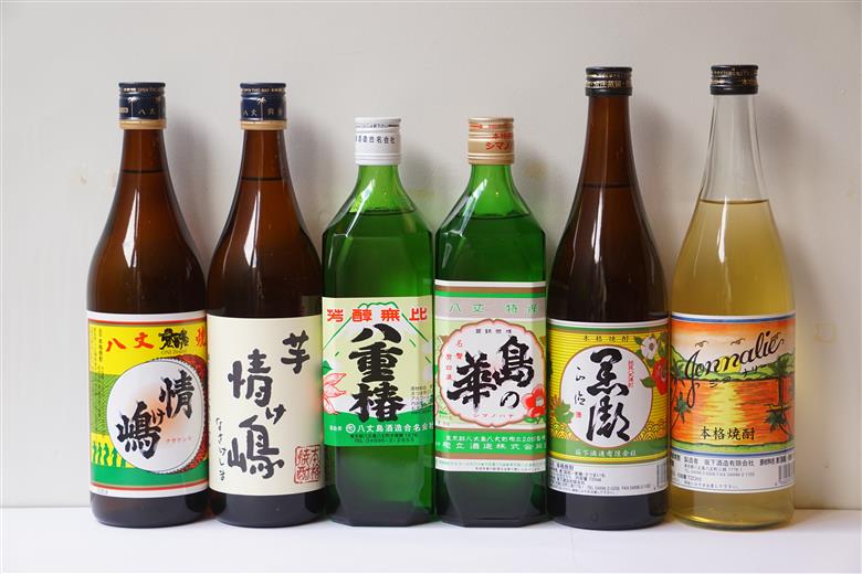 八丈島　四つの焼酎蔵元セット