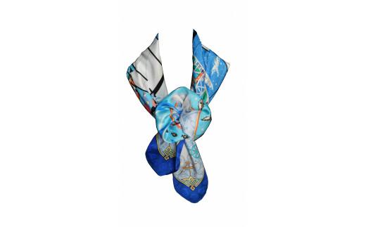 横浜シルクスカーフ「横浜開港1859」（松村）