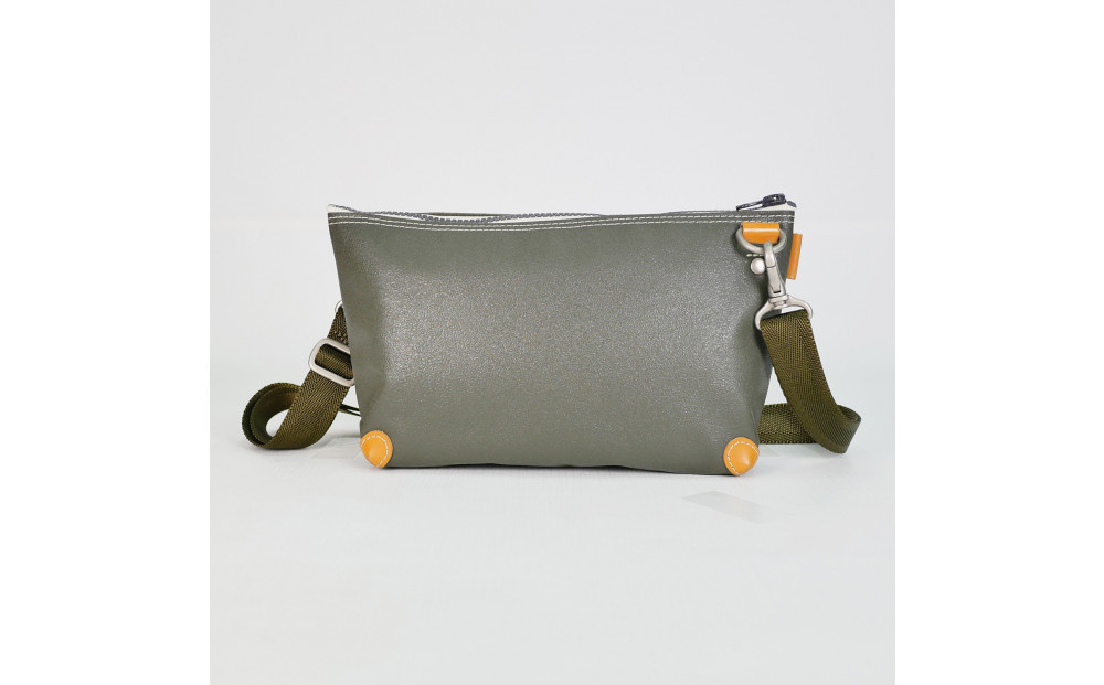 TENT BAG MORGAN.02　防水ショルダーバッグ【カーキ】