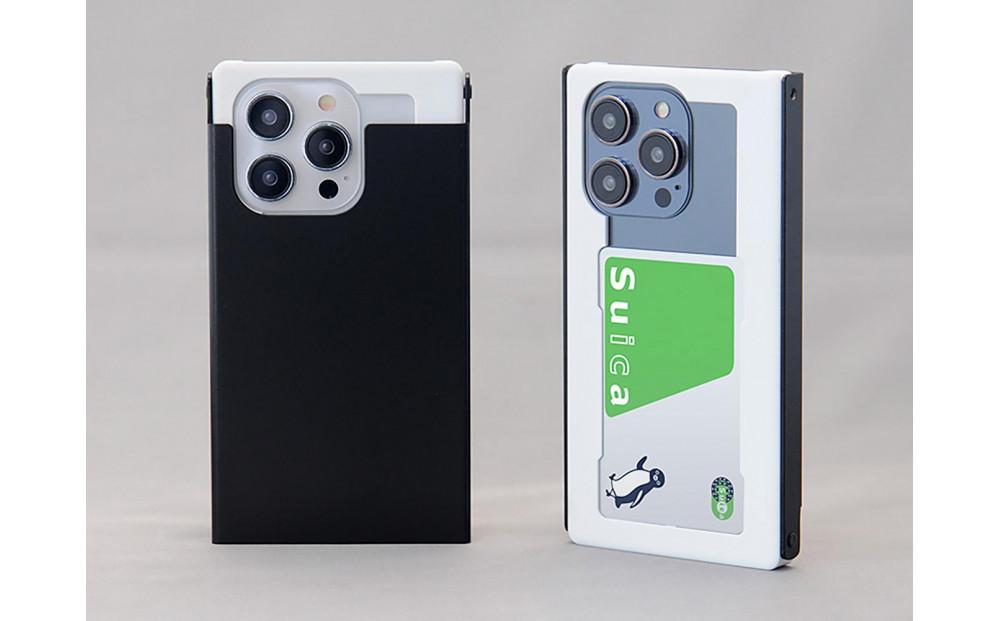 Trick Cover for iPhone15Pro アルミ【白黒】