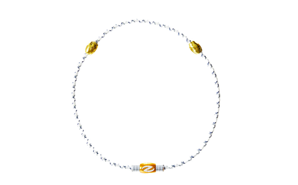 【Sサイズ】ザオラル・リカバリーネックレス　WH/GD｜横浜市 Sサイズ 健康アクセサリー 血行促進 回復力向上 パフォーマンスアップ