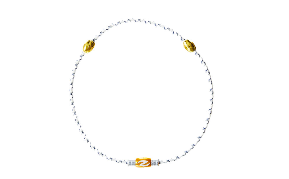 【Mサイズ】ザオラル・リカバリーネックレス　WH/GD｜横浜市 Mサイズ健康アクセサリー 血行促進 回復力向上 パフォーマンスアップ