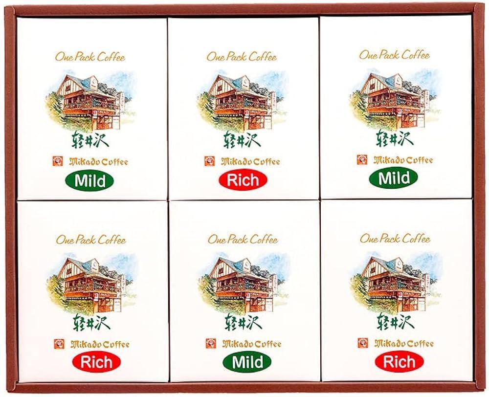 【ギフト包装加工】ミカド珈琲 ワンパックコーヒーセット