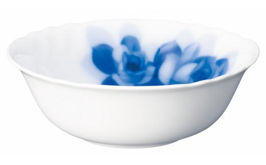 マグ＆プレート＆ポリッジボールペアセット（ブルーローズジャネット）＜大倉陶園＞