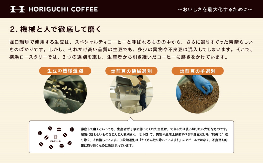 ＜スペシャルティコーヒー＞旬のおすすめシングルオリジン3種セット（100g×3種：豆のまま）