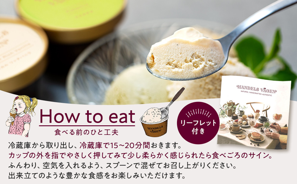 ハンデルスベーゲン 無添加 濃厚 アイスクリーム 大容量24個セット 北海道牛乳使用 バニラ ピスタチオ キャラメル 抹茶 チョコミント ベリー 高級カップ ギフト スイーツ 人気 おすすめ 送料無料｜神奈川県 横浜市