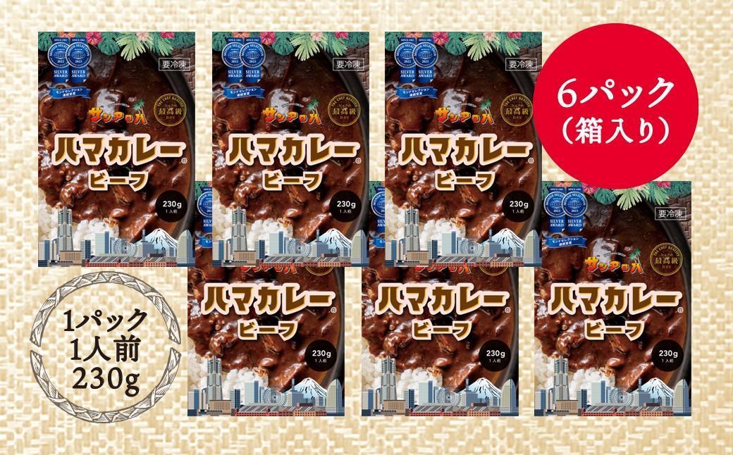 サンアロハ「ハマカレー®　ビーフ　6個パック」
