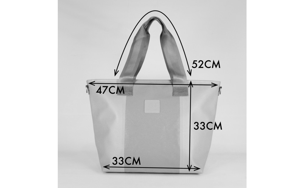 TENT BAG RYAN.03　防水トートバッグ【グレー】