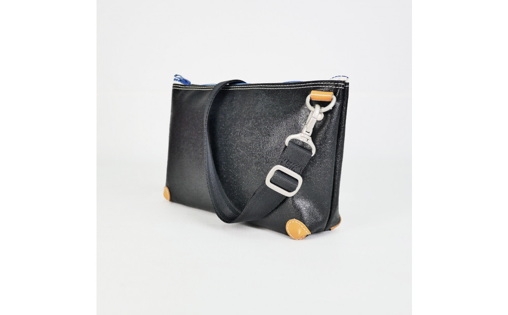 TENT BAG MORGAN.01　防水ショルダーバッグ【ブラック】