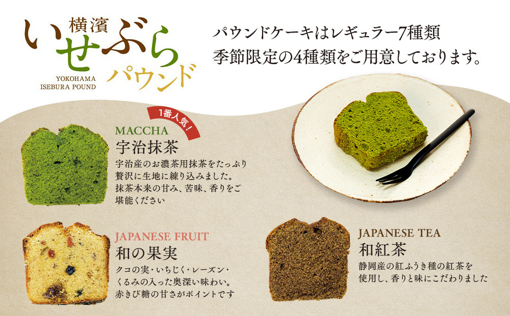 お茶屋さんの自家製スイーツ CHAGASHIパウンド10個セット