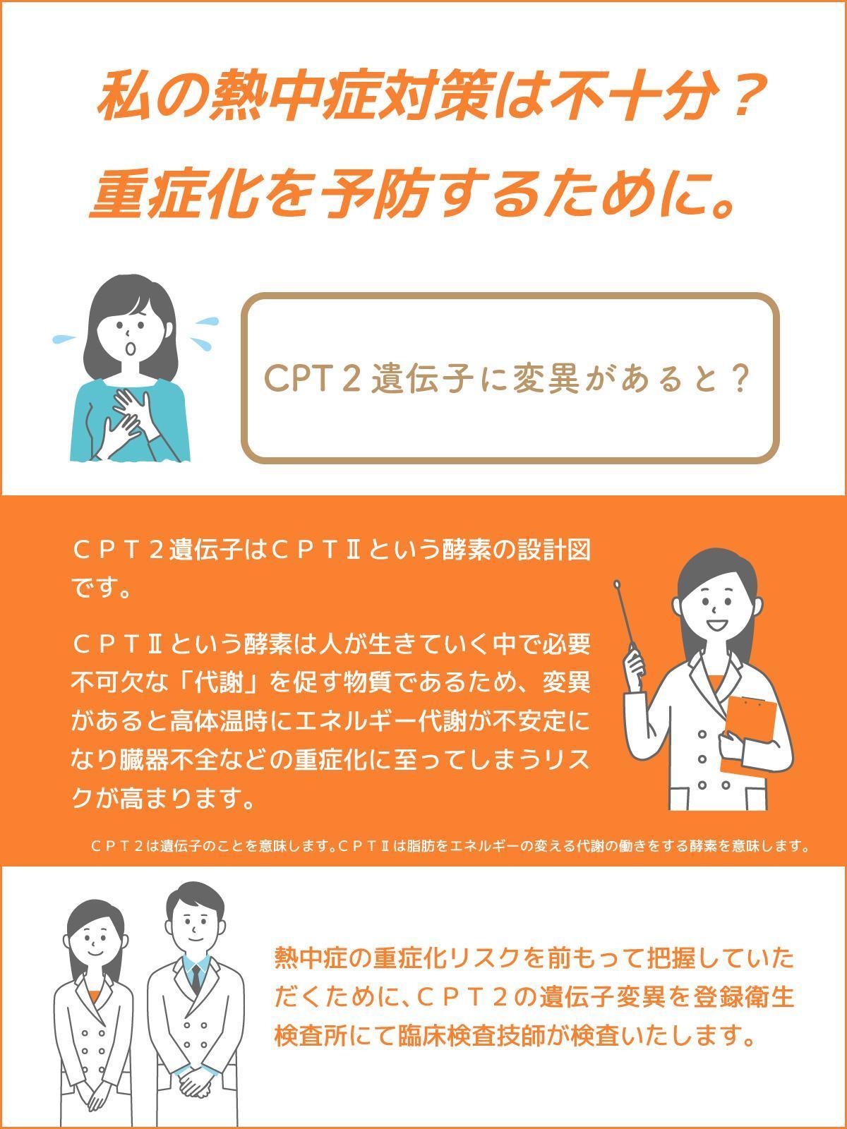 自宅で受けられる　重症化リスクがわかる　体質検査キット【SmartSafety熱中症】