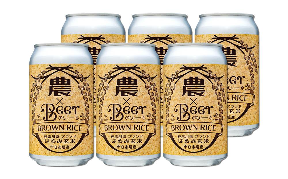 TDM 1874 Brewery　クラフトビール　農×Beer（のびーる）はるみ玄米（350ml×6本）【お酒・地ビール・酒】