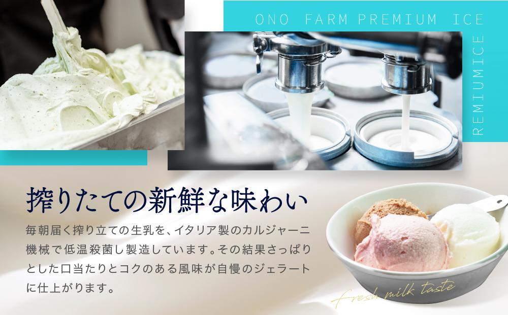 直営牧場搾りたてミルクで作るジェラート（５種 計10個）〈小野ファーム〉