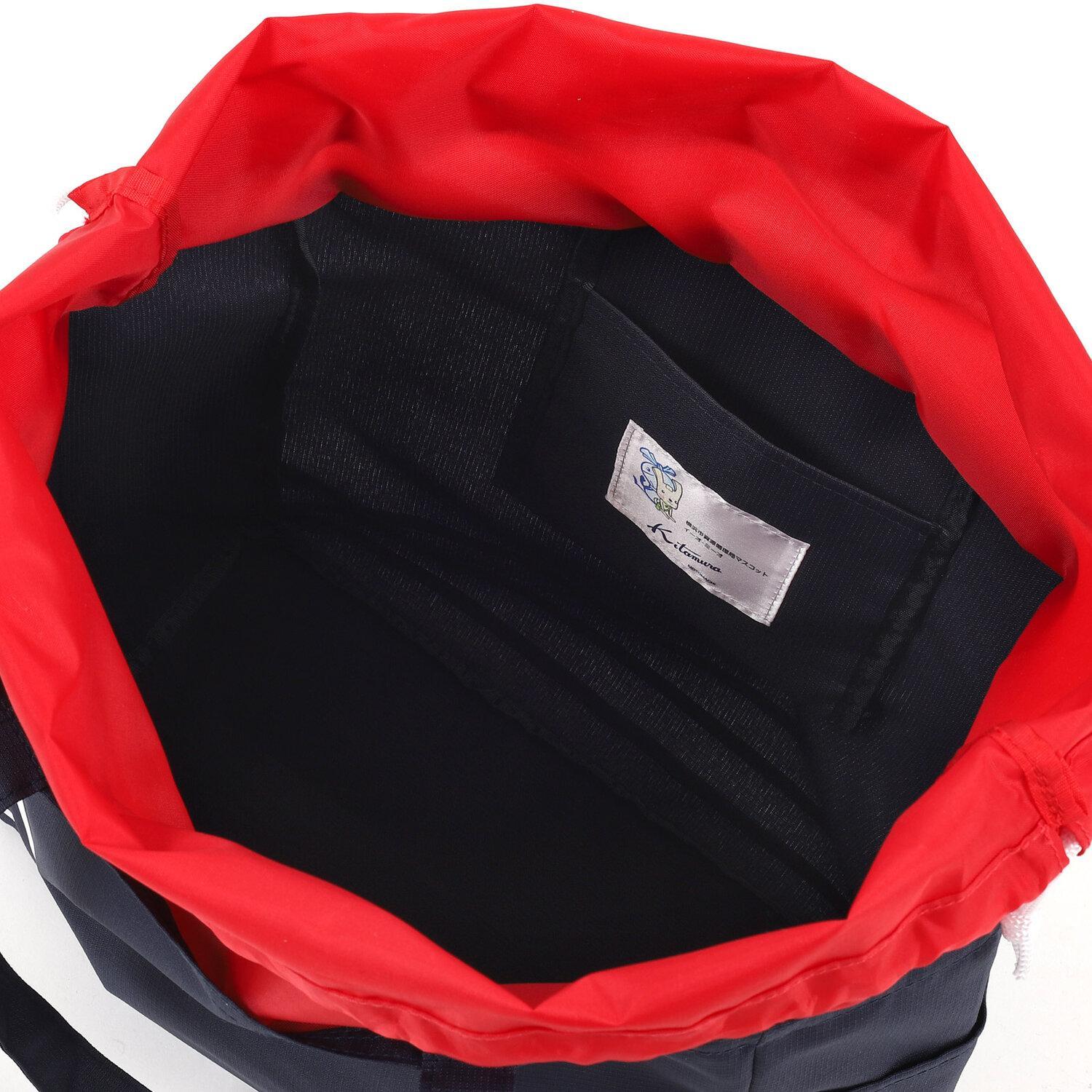 横浜市資源循環局×キタムラ オリジナルマイバッグ(BN0011)ダークブルー 〈キタムラ〉