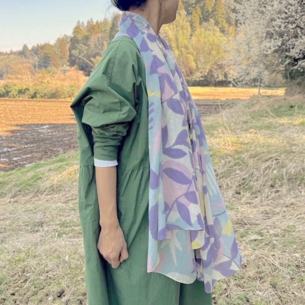 ストール「テンキ」うららか（コットンシフォン100％） 1枚