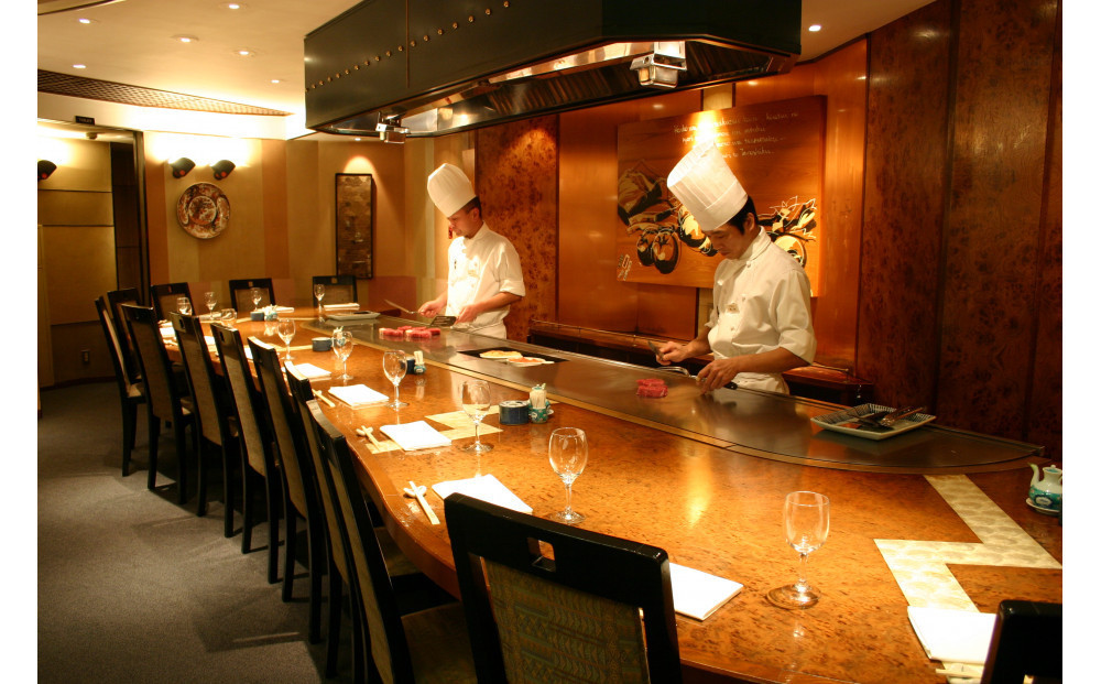 鉄板焼き「知喜多」 水信コース【２名様体験チケット】